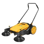 (店+)手推式掃地機 掃地機 物業掃地車 掃地車 倉庫掃地車 道路清潔車 戶外清掃車 無動力 塵粉清潔車 618-KM70