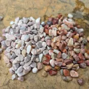 (店+)【欣榮園藝資材行】玫瑰石 1kg 粉色石頭 紅玉石 石頭  鋪面石