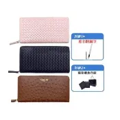 【CROSS】多品牌 限量1折 頂級小羊皮拉鏈長夾皮夾 全新專櫃展示品(買一送一鋼筆 送禮盒提袋)