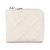 【DOKODEMO】[二手] Bottega BOTTEGA VENETA Maxi Intrecciato 零錢包 白色皮革 Maxi Intrecciato 零錢包 中性二手 B