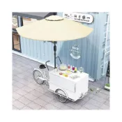 (店+)⚡全臺保固⚡夜市擺攤車 夜市擺攤餐車 移動三輪車 戶外移動餐車 奶茶咖啡冰淇淋 夜市擺攤 可騎行三輪車 售賣車三輪車