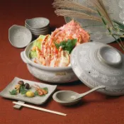 全球選品1館 生活百貨 日本砂鍋乾燒不裂銀峰花三島家用陶瓷土鍋石鍋