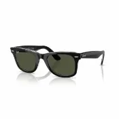 【RayBan 雷朋】方框太陽眼鏡(黑 綠色鏡片#RB2140F 129431-52mm)