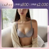 蕾黛絲-親膚好感挺素面 B-E罩杯內衣 紫灰｜D27-733 Q9
