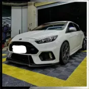 適用於15-18款Ford福特Focus福卡斯 MK3.5 四門 五門 改裝ST款前下巴 RS款前擾流板 空力套件