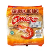 印尼 ALOHA Krupuk Udang Amigo 生蝦餅(大片) 500g