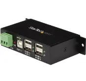 玉山最低比價網 [4美國直購] 集線器 StarTech.com ST4200USBM 4-Port Industrial USB 2.0 Hub with ESD Protection - Mountable