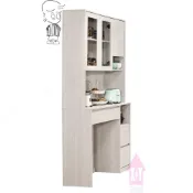 (店+)【X+Y】艾克斯居家生活館      華爾斯 4尺仿石面收納櫃(不含桌子).下座可拆賣.置物櫃.餐櫃.(台南市區免運費)