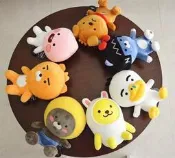 【Ziga＊里家】☆Kakao friends.Ryan.萊恩.獅子.屁桃.嬰兒版玩偶．抱枕.公仔.娃娃.禮物～☆7款選