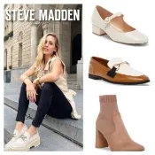 【steve madden】STORMIE 羅馬鉚釘繞踝涼鞋(卡其色)