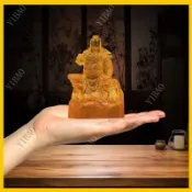🌟關公 關聖帝君 招財擺飾 琉璃 武財神 桌面擺件 辦公室擺設 入厝擺件 聚財 供奉 佛像 神像 財位擺飾 開運 商鋪🌟