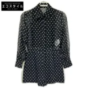 【DOKODEMO】Christian Dior 8E21020A1680 蜜蜂刺繡絲點連身衣 34碼 [二手]