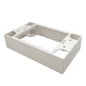 (店+)樹榮電工 薄款一連明盒 明BOX 開關盒 插座盒 塑膠盒 接線盒 1P 面板用 一體成型