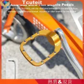 GUB GC076 無軸超薄腳踏車腳踏 摺疊車休閒復古城市腳踏車鋁合金雙培林踏板[【有頻道】