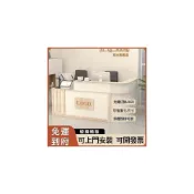 (店+)收銀臺現代弧形吧臺 半圓角接待櫃臺 公司前臺 店鋪吧臺 前臺奶茶店 收銀台 櫃台 接待臺 櫃檯桌