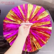 💥臺灣出貨💥精品啦啦隊花球 成人廣場舞手花啦啦操花球啦啦隊手拿花兒童跳舞手花舞蹈錶演彩球 彩球棒手搖棒手球花拉拉棒 JW