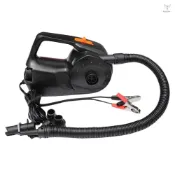 12v 100W 汽車充電泵電動充氣氣泵皮划艇游泳池氣墊球自動便攜式鼓風機