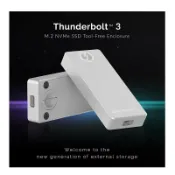 玉山最低比價網 [2美國直購] Sabrent SSD鋁殼 EC-T3NS Thunderbolt 3 接頭 M.2 NVMe SSD Tool-Free Solid Aluminum Enclosure