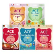 比利時ACE 軟糖 Q軟糖 (水果.字母.無糖)｜兒童軟糖 幼兒軟糖 幼兒點心 無糖軟糖