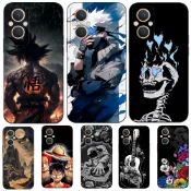 Oneplus NORD N20 手機殼保護軟矽膠黑色 Tpu 骷髏美學