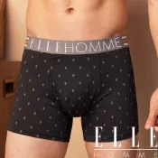 【ELLE HOMME】法國國旗石墨烯透氣網眼平口褲 男內 無開襟