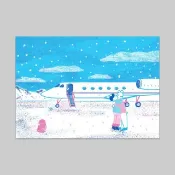 日劇//初戀 FIrst Love//孔版印刷明信片/ポストカード