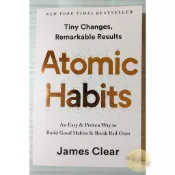 出清『全新現貨』👉Atomic Habits 原子習慣:細微改變帶來巨大成就的實證法則👈 封面燙金 大本 全英文