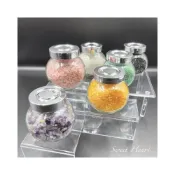 (店+)【田芯】SWEET HEART 開運精選 五行小碎石 白水晶 粉水晶 黃水晶 東陵玉 黑曜石 紫水晶 橄欖石 分裝