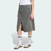 【adidas 愛迪達】丹寧長裙 童裝 - Originals JY3561