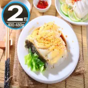 華得水產 南極深海特大圓鱈片2包組(400-480g  約1-2片/包)