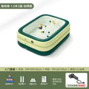 木語家居 泳池 充氣泳池 充氣游泳池家用兒童小孩兒童家庭小孩大人折疊大型戶外水池洗澡池【MJ23645】