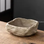 🔥桃園出貨🔥仿石頭茶洗 家用陶瓷茶渣缸 大中小號水盂 建水茶道配件 廢水缸杯洗 茶具收納