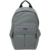Y-3 山本耀司 多口袋高科技尼龍後背包(灰色)