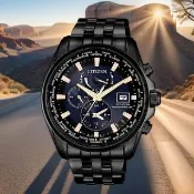 【CITIZEN 星辰】亞洲限定款 光動能電波錶 開學禮 送禮 推薦(AT9039-51L)
