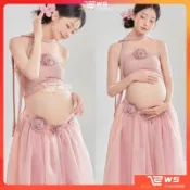 維斯 【熱銷推薦】💖孕婦拍照服裝新款在家拍孕婦裝藝術照服裝孕婦大肚照寫真攝影服