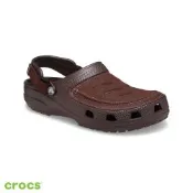 Crocs卡駱馳 (男鞋) Yukon 尤肯 二代 SportsClog克駱格-深咖啡色/蘑菇色 207689-23D