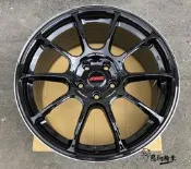 全新 ASGA ARF01 18吋旋壓鋁圈 5孔114.3 100 108 112 120 亮黑銀邊 另有 17 19吋
