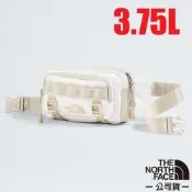 【The North Face】BASE CAMP LUMBER 防水耐磨腰包3.75L.單肩斜背包_8BK5-N8V 白灰色
