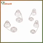 ATTACT 5PCS AA 電池負極正極螺旋彈簧接觸板 AA 電池鎳線彈簧 TW