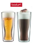 ★訂製★ Bodum 原廠彩盒 Bodum Skal 350ml 雙層 玻璃杯  漂浮杯X2個 12oz 可隔熱防燙