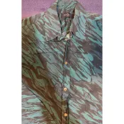 Paul Smith 綠色印花 長袖襯衫 XS