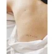 「說出口的愛」say it in love 紋身貼紙 微刺青 輕紋身 少女 DIY 抖音 持久 紋身貼 超美 文字草寫