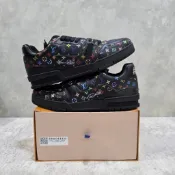 [二手S級] LV10 Lv Trainer x 村上隆 黑彩