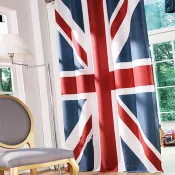 英國 國旗遮光窗簾【United Kingdom米字旗】室內設計 流行家飾