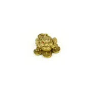(店+)開光純銅蟾擺件三腳金蟾蜍動物(1入2隻)