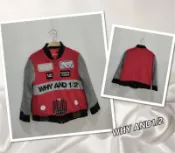 ☀️二手衣倉☀️WHY AND 1/2普普熊鋪棉厚外套5號 AWA0092
