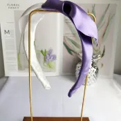 原創雙色拼接髮箍