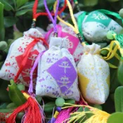 七彩福字刺繡香包 語香專款香囊空袋 吉祥福袋香袋 現貨供應可批發