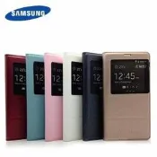 北車 三星 Samsung GALAXY Note 4 Note4 N910 N4 原廠 視窗 透視感應皮套 黑/金/白