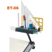 chartmate 恰得美 // ET-06 劍山尺座 (夾附圖板上/可旋轉角度/快拆分離設計) 尺規、文具收納